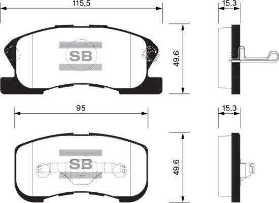 FI.BA FBP1610 Scheibenbremsbeläge, Set FBP1610: Kaufen Sie zu einem guten Preis in Polen bei 2407.PL!