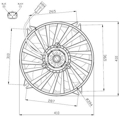 Wilmink Group WG2161782 Hub, engine cooling fan wheel WG2161782: Buy near me in Poland at 2407.PL - Good price!