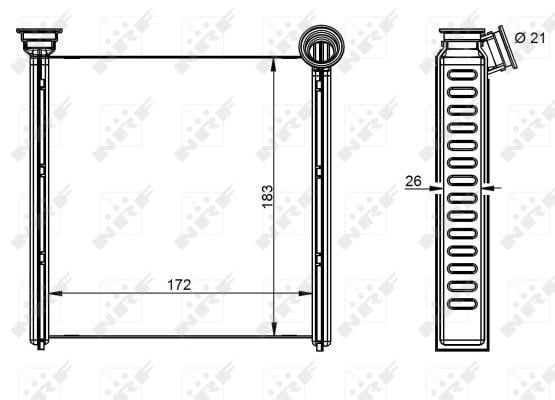 Wilmink Group WG2162096 Heat exchanger, interior heating WG2162096: Buy near me at 2407.PL in Poland at an Affordable price!