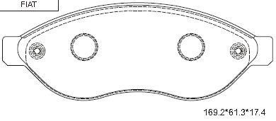 Asimco KD7530 Brake Pad Set, disc brake KD7530: Buy near me in Poland at 2407.PL - Good price!