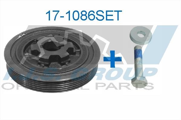 IJS Group 17-1086SET Belt Pulley Set, crankshaft 171086SET: Buy near me in Poland at 2407.PL - Good price!
