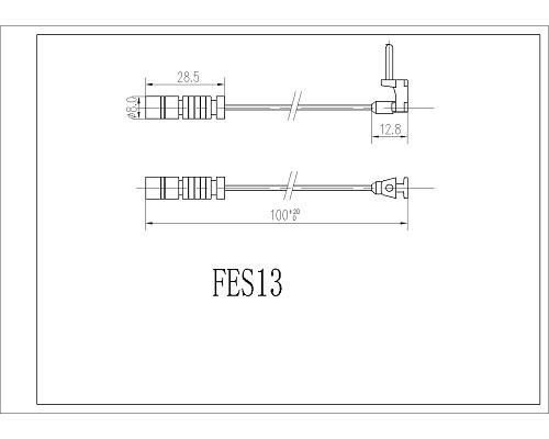 FI.BA filter FES13 Датчик износа тормозных колодок FES13: Отличная цена - Купить в Польше на 2407.PL!