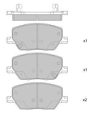 FI.BA filter FBP4404 Тормозные колодки дисковые, комплект FBP4404: Отличная цена - Купить в Польше на 2407.PL!