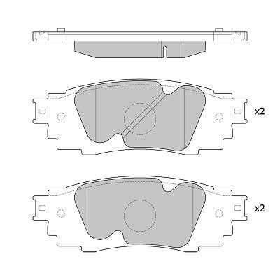 FI.BA filter FBP4419 Brake Pad Set, disc brake FBP4419: Buy near me in Poland at 2407.PL - Good price!