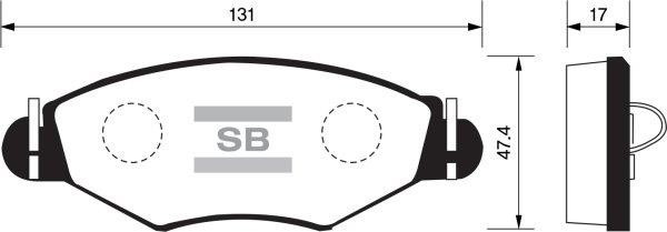FI.BA filter FBP1179 Brake Pad Set, disc brake FBP1179: Buy near me in Poland at 2407.PL - Good price!