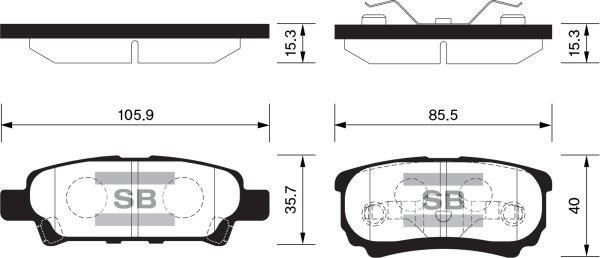 FI.BA filter FBP2111 Brake Pad Set, disc brake FBP2111: Buy near me in Poland at 2407.PL - Good price!