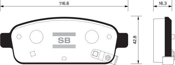 FI.BA filter FBP1363 Brake Pad Set, disc brake FBP1363: Buy near me in Poland at 2407.PL - Good price!