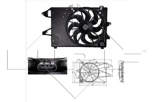 Wilmink Group WG1720109 Hub, engine cooling fan wheel WG1720109: Buy near me in Poland at 2407.PL - Good price!