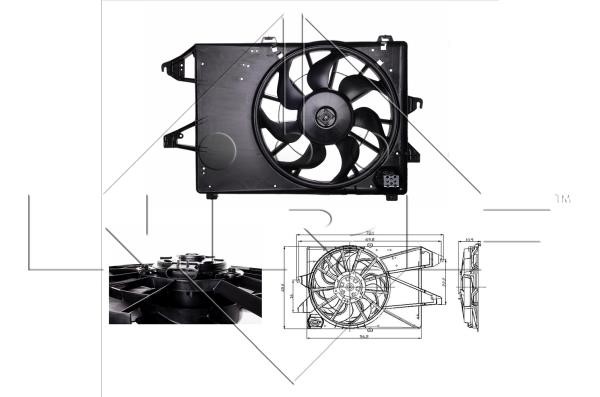 Wilmink Group WG1720110 Hub, engine cooling fan wheel WG1720110: Buy near me in Poland at 2407.PL - Good price!