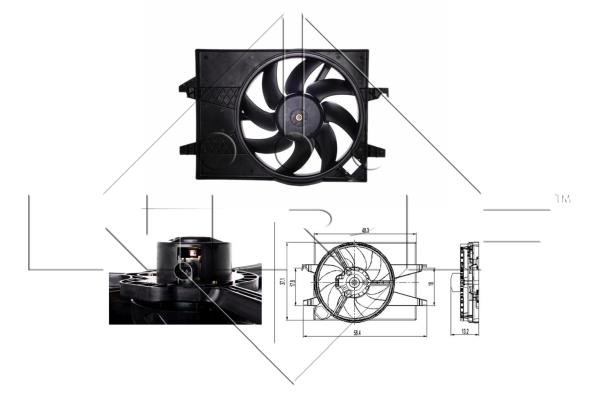 Wilmink Group WG1720112 Hub, engine cooling fan wheel WG1720112: Buy near me in Poland at 2407.PL - Good price!