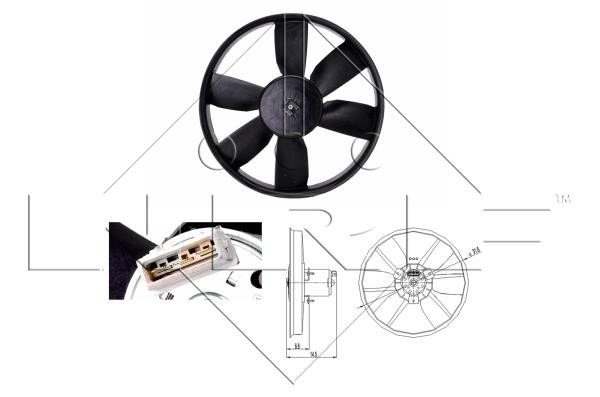 Wilmink Group WG1720363 Hub, engine cooling fan wheel WG1720363: Buy near me in Poland at 2407.PL - Good price!