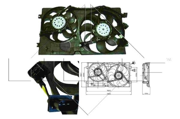 Wilmink Group WG1720364 Hub, engine cooling fan wheel WG1720364: Buy near me in Poland at 2407.PL - Good price!