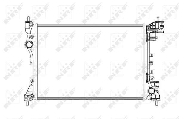 Wilmink Group WG1722640 Радіатор охолодження двигуна WG1722640: Приваблива ціна - Купити у Польщі на 2407.PL!