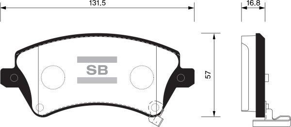 FI.BA filter FBP1502 Brake Pad Set, disc brake FBP1502: Buy near me in Poland at 2407.PL - Good price!