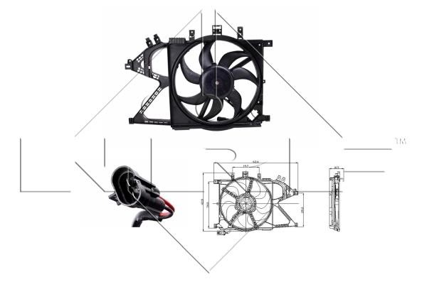 Wilmink Group WG1720116 Hub, engine cooling fan wheel WG1720116: Buy near me in Poland at 2407.PL - Good price!