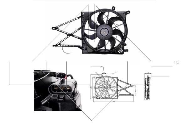 Wilmink Group WG1720119 Hub, engine cooling fan wheel WG1720119: Buy near me in Poland at 2407.PL - Good price!
