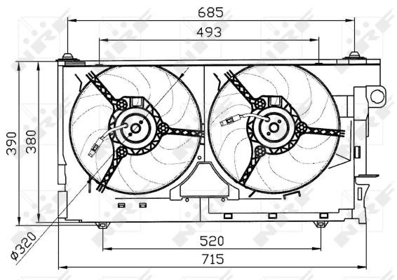Wilmink Group WG1720132 Hub, engine cooling fan wheel WG1720132: Buy near me in Poland at 2407.PL - Good price!