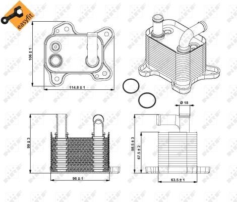 Wilmink Group WG1720083 Oil cooler WG1720083: Buy near me in Poland at 2407.PL - Good price!