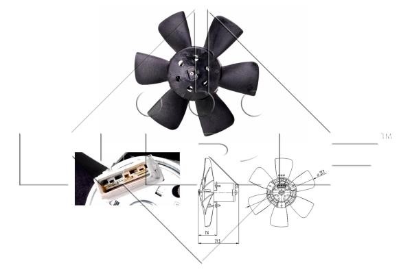 Wilmink Group WG1720353 Hub, engine cooling fan wheel WG1720353: Buy near me in Poland at 2407.PL - Good price!