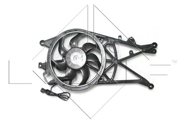Hub, engine cooling fan wheel Wilmink Group WG1720444