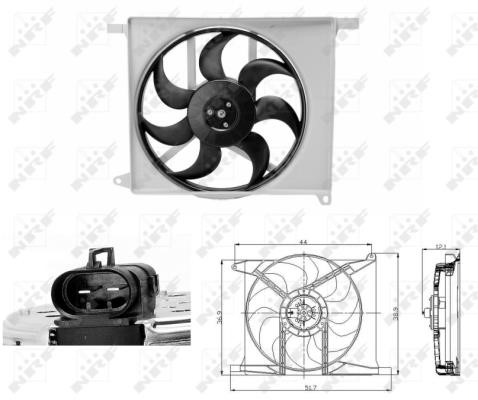 Wilmink Group WG1720625 Hub, engine cooling fan wheel WG1720625: Buy near me in Poland at 2407.PL - Good price!