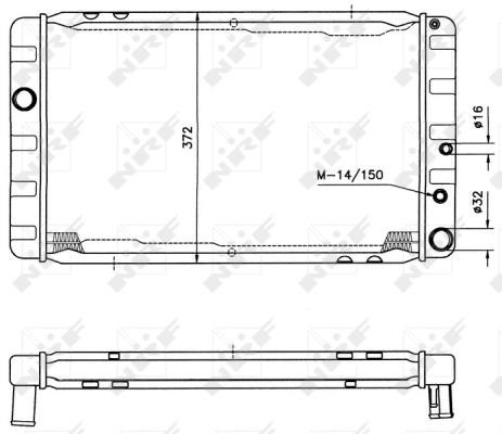 Wilmink Group WG1721367 Radiator, engine cooling WG1721367: Buy near me at 2407.PL in Poland at an Affordable price!