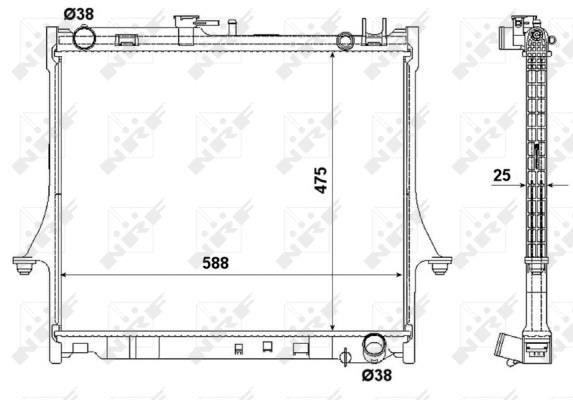 Wilmink Group WG1721998 Radiator, engine cooling WG1721998: Buy near me in Poland at 2407.PL - Good price!