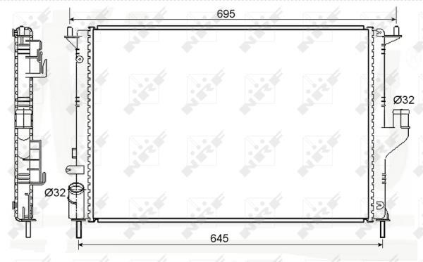 Wilmink Group WG2161923 Радіатор охолодження двигуна WG2161923: Приваблива ціна - Купити у Польщі на 2407.PL!