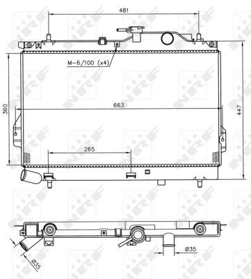 Wilmink Group WG1722246 Radiator, engine cooling WG1722246: Buy near me in Poland at 2407.PL - Good price!