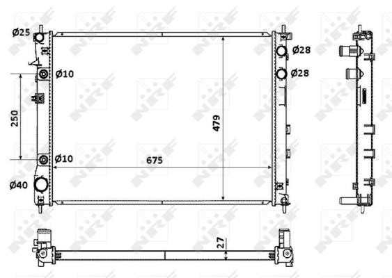 Wilmink Group WG1722689 Радіатор охолодження двигуна WG1722689: Приваблива ціна - Купити у Польщі на 2407.PL!