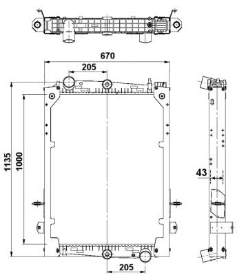 Wilmink Group WG1723250 Радиатор охлаждения двигателя WG1723250: Отличная цена - Купить в Польше на 2407.PL!