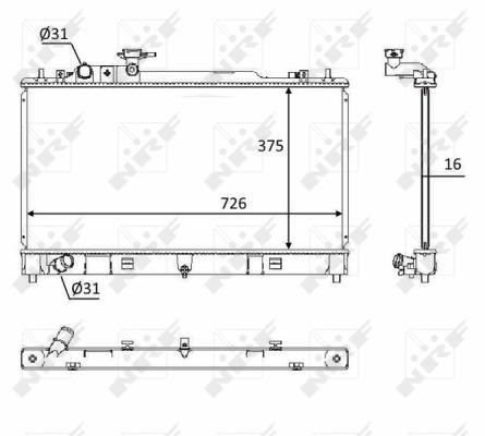 Wilmink Group WG1723347 Radiator, engine cooling WG1723347: Buy near me in Poland at 2407.PL - Good price!