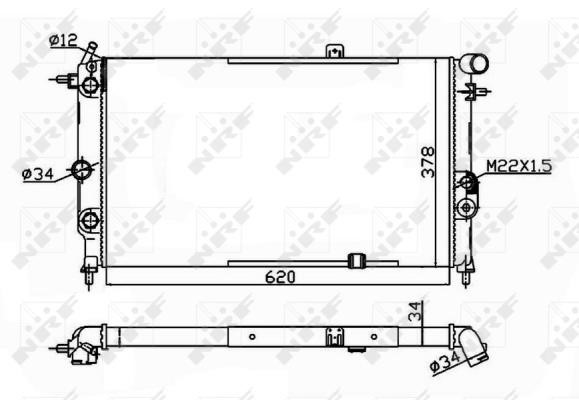 Wilmink Group WG1723593 Radiator, engine cooling WG1723593: Buy near me in Poland at 2407.PL - Good price!