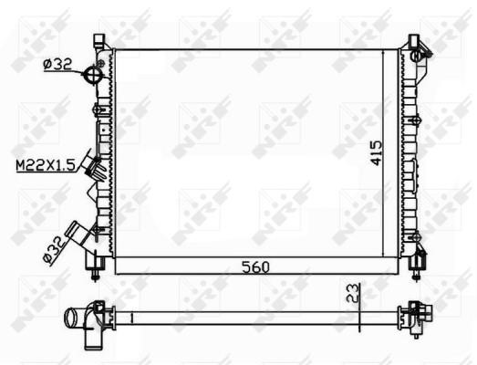 Wilmink Group WG1723576 Радиатор охлаждения двигателя WG1723576: Отличная цена - Купить в Польше на 2407.PL!