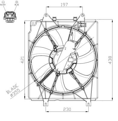 Wilmink Group WG2161754 Hub, engine cooling fan wheel WG2161754: Buy near me in Poland at 2407.PL - Good price!
