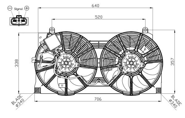 Wilmink Group WG2161763 Hub, engine cooling fan wheel WG2161763: Buy near me in Poland at 2407.PL - Good price!