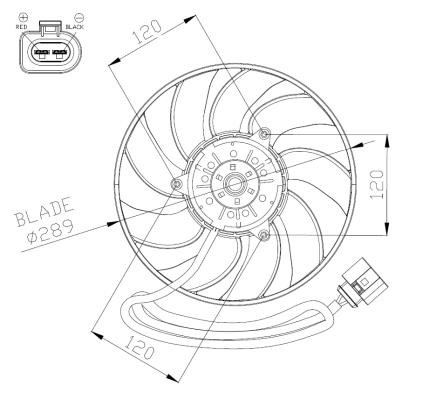 Wilmink Group WG2161766 Hub, engine cooling fan wheel WG2161766: Buy near me in Poland at 2407.PL - Good price!