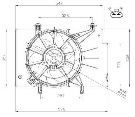 Wilmink Group WG2161777 Hub, engine cooling fan wheel WG2161777: Buy near me in Poland at 2407.PL - Good price!