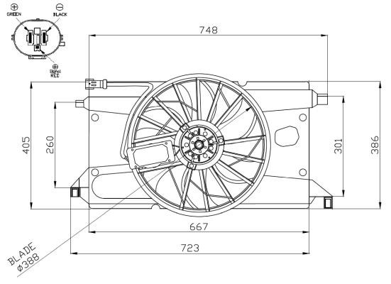 Wilmink Group WG2161781 Hub, engine cooling fan wheel WG2161781: Buy near me in Poland at 2407.PL - Good price!