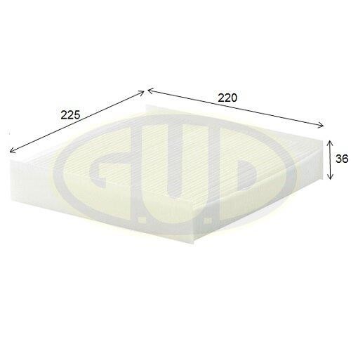 G.U.D GCF2245 Filter, interior air GCF2245: Buy near me in Poland at 2407.PL - Good price!