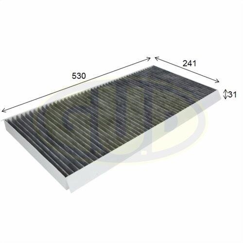 G.U.D GCF5366C Filter, interior air GCF5366C: Buy near me in Poland at 2407.PL - Good price!