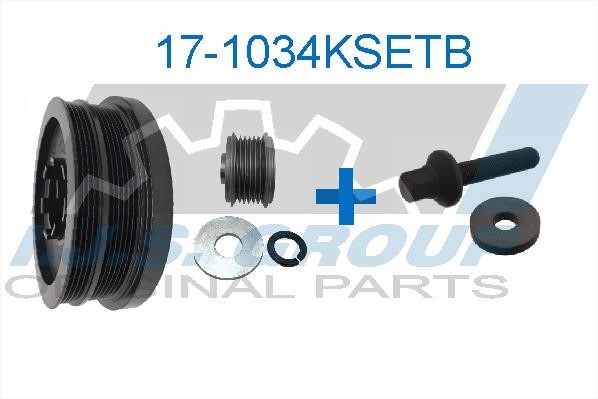 IJS Group 17-1034KSET B Belt Pulley, crankshaft 171034KSETB: Buy near me in Poland at 2407.PL - Good price!
