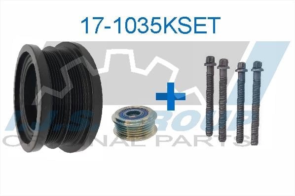 IJS Group 17-1035KSET Belt Pulley Set, crankshaft 171035KSET: Buy near me in Poland at 2407.PL - Good price!