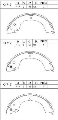 Asimco K4717 Bremsbackensatz K4717: Kaufen Sie zu einem guten Preis in Polen bei 2407.PL!