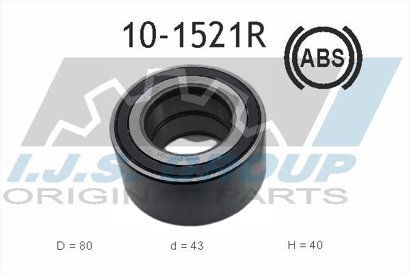 IJS Group 10-1521R Wheel hub bearing 101521R: Buy near me at 2407.PL in Poland at an Affordable price!