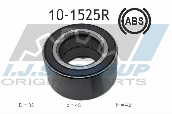 IJS Group 10-1525R Wheel hub bearing 101525R: Buy near me at 2407.PL in Poland at an Affordable price!