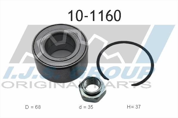 IJS Group 10-1160 Wheel bearing kit 101160: Buy near me in Poland at 2407.PL - Good price!