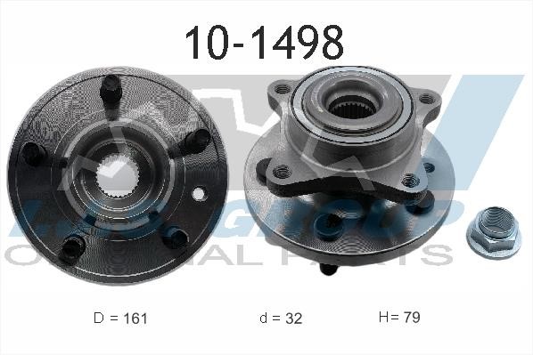IJS Group 10-1498 Wheel bearing 101498: Buy near me in Poland at 2407.PL - Good price!
