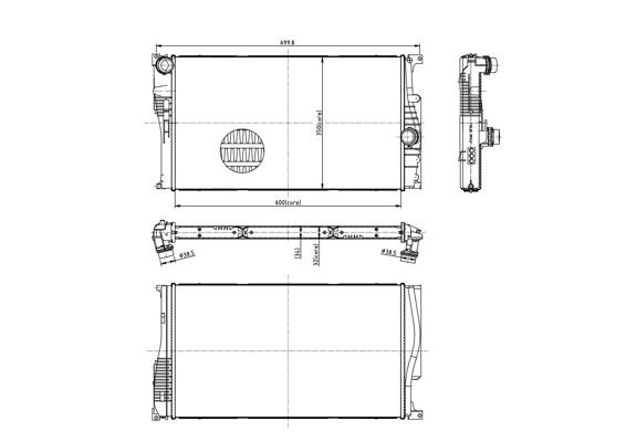 Hart 620 041 Radiator, engine cooling 620041: Buy near me in Poland at 2407.PL - Good price!