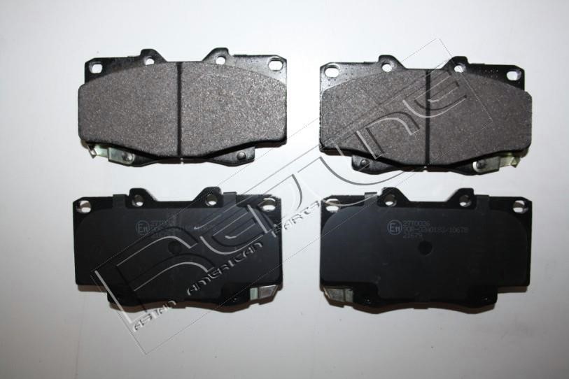 Redline 27TO026 Brake Pad Set, disc brake 27TO026: Buy near me in Poland at 2407.PL - Good price!